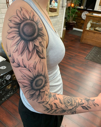 Symbolic Beauty of Sunflower and Butterfly Tattoos – 51 Designs -  inktat2.com